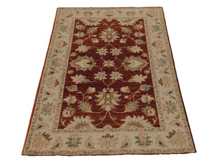 Detail image of 2' 8 x 3' 11 Hand Knotted Ziegler Rug