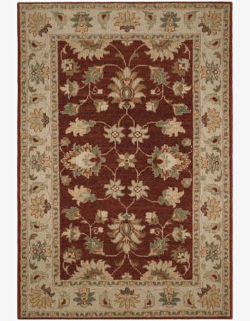 2' 8 x 3' 11 Hand Knotted Ziegler Rug
