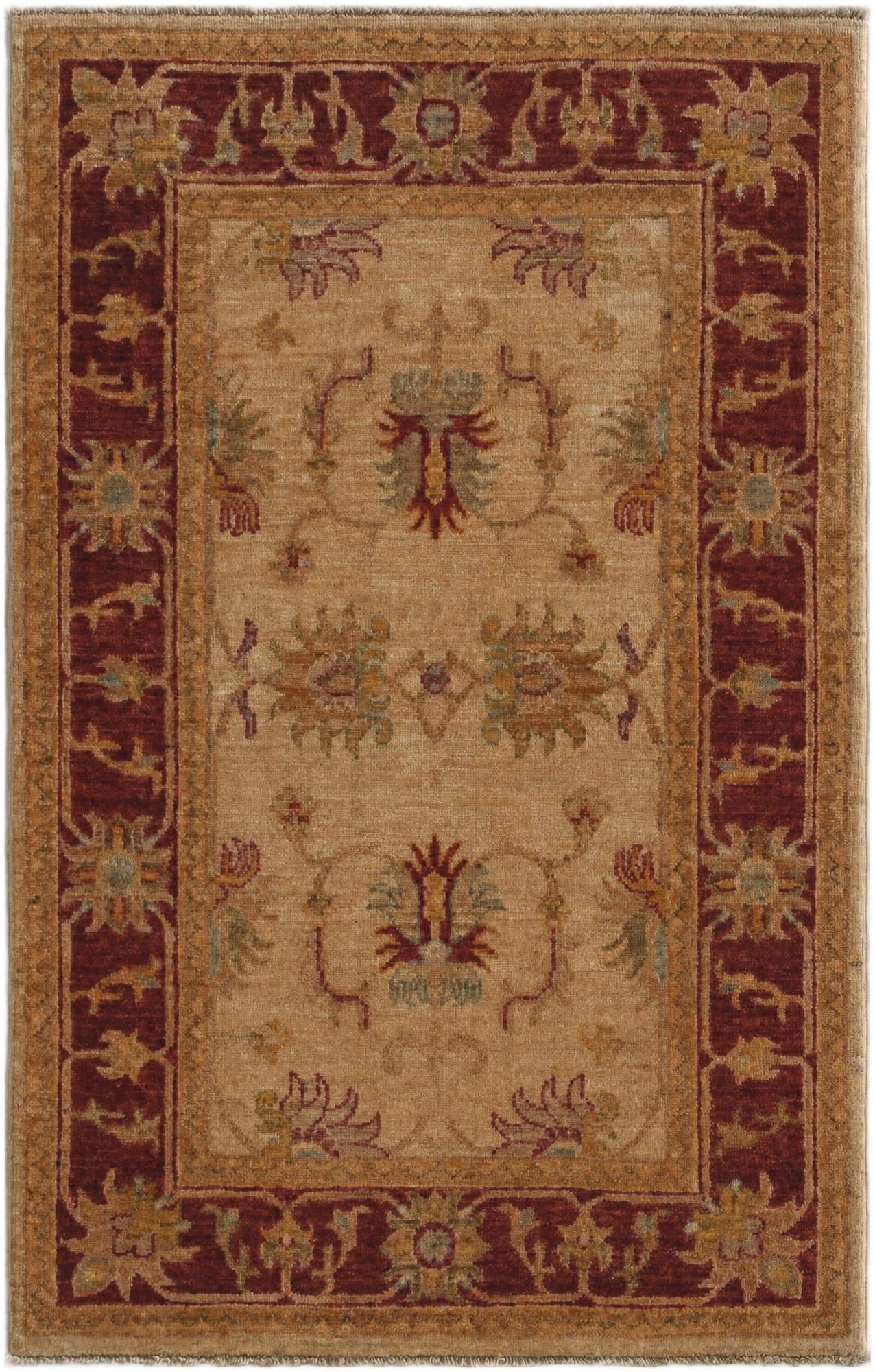2' 6 x 3' 11 Hand Knotted Ziegler Rug