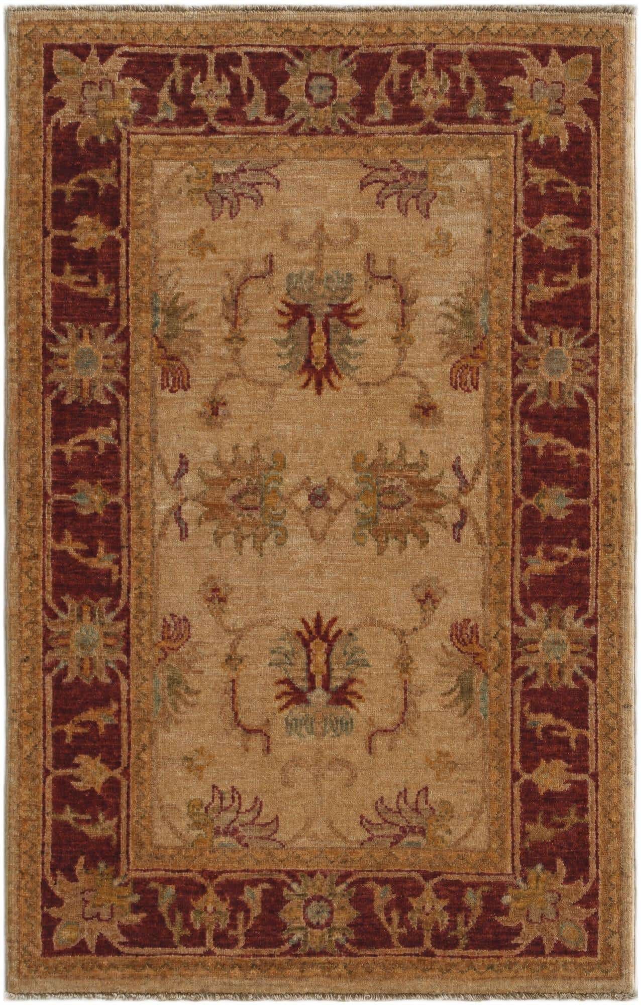 2' 6 x 3' 11 Hand Knotted Ziegler Rug