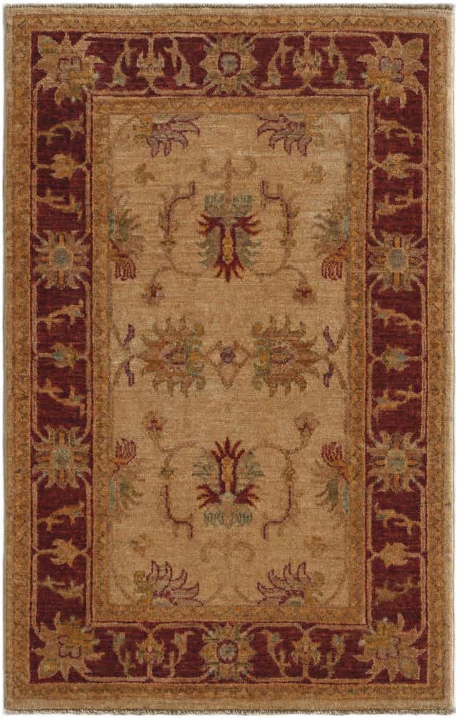 2' 6 x 3' 11 Hand Knotted Ziegler Rug