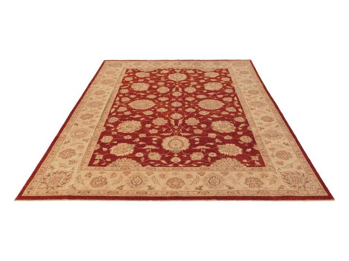 8' x 11' 5 Hand Knotted Ziegler Rug