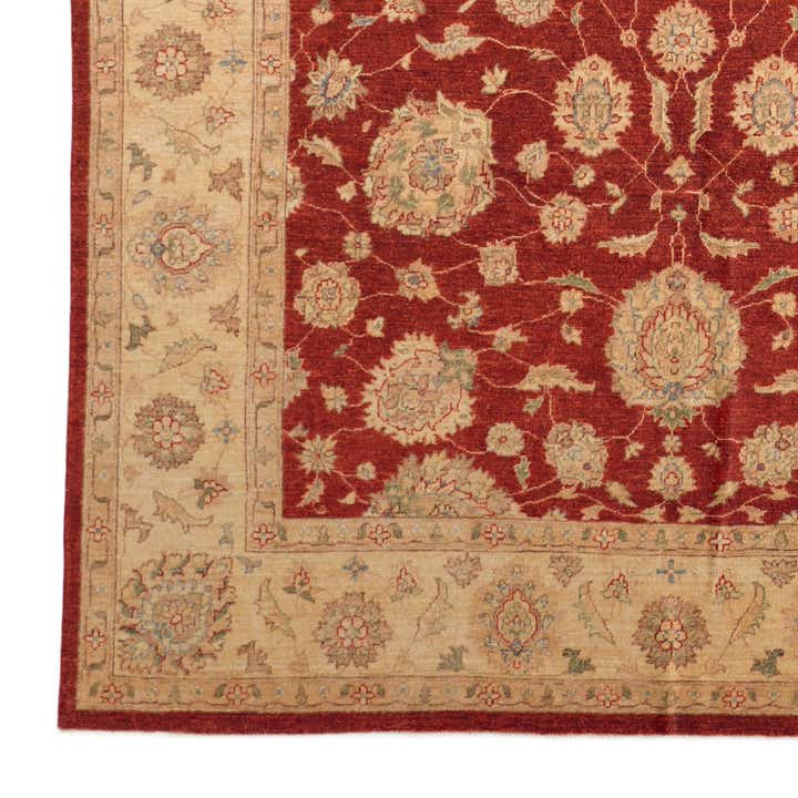 8' x 11' 5 Hand Knotted Ziegler Rug