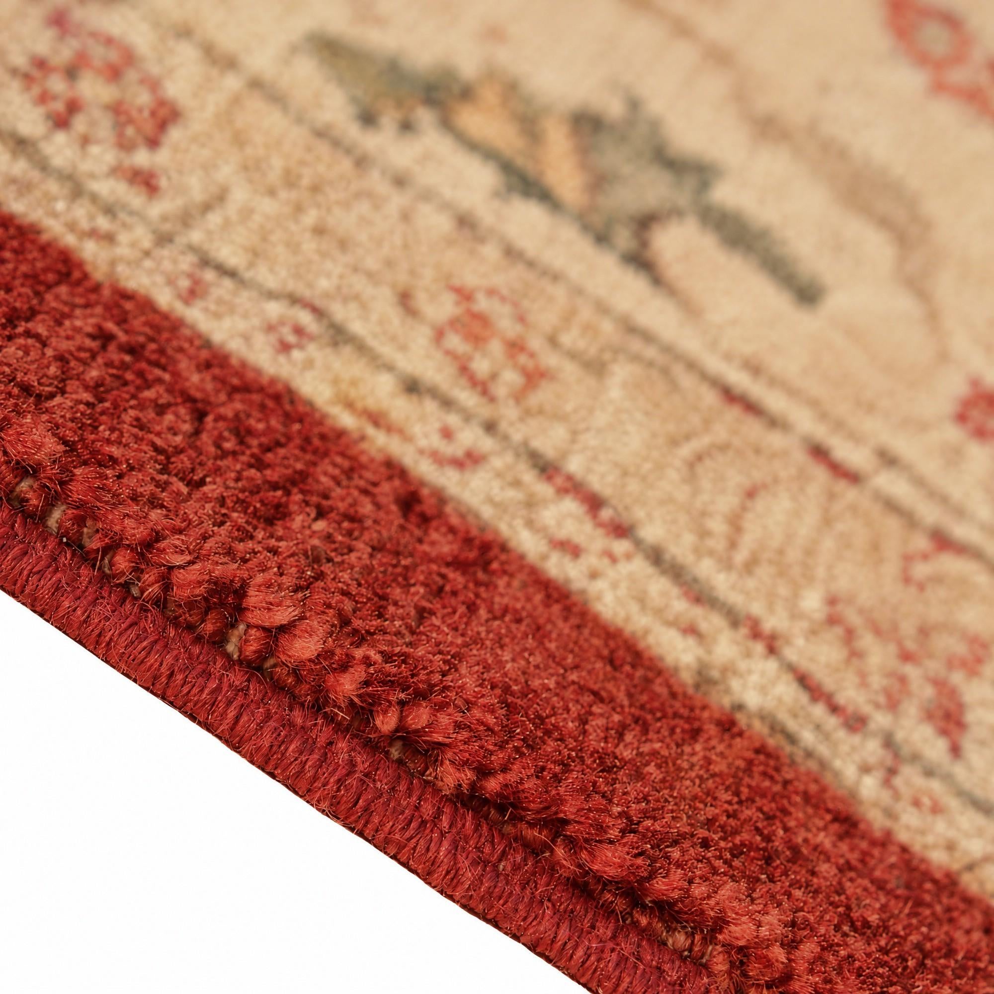 245cm x 350cm Hand Knotted Ziegler Rug