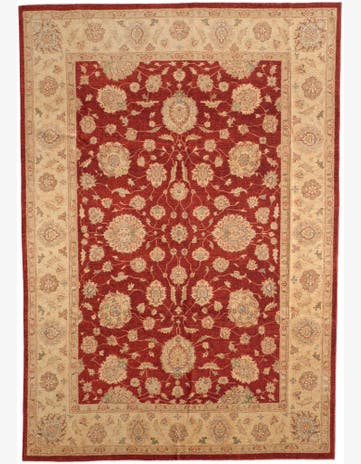 8' x 11' 5 Hand Knotted Ziegler Rug