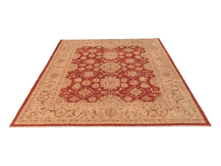 8' 1 x 10' 6 Hand Knotted Ziegler Rug