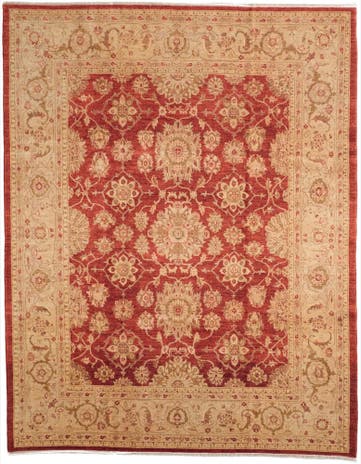 8' 1 x 10' 6 Hand Knotted Ziegler Rug
