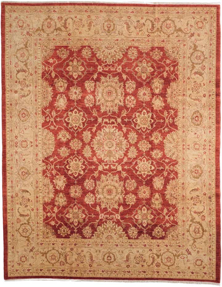 8' 1 x 10' 6 Hand Knotted Ziegler Rug