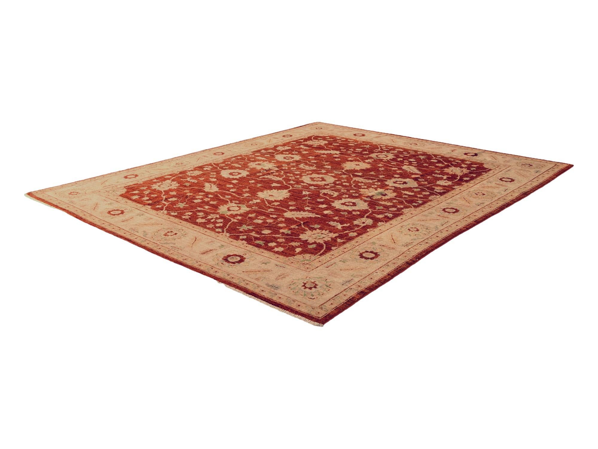 7' 11 x 9' 9 Hand Knotted Ziegler Rug