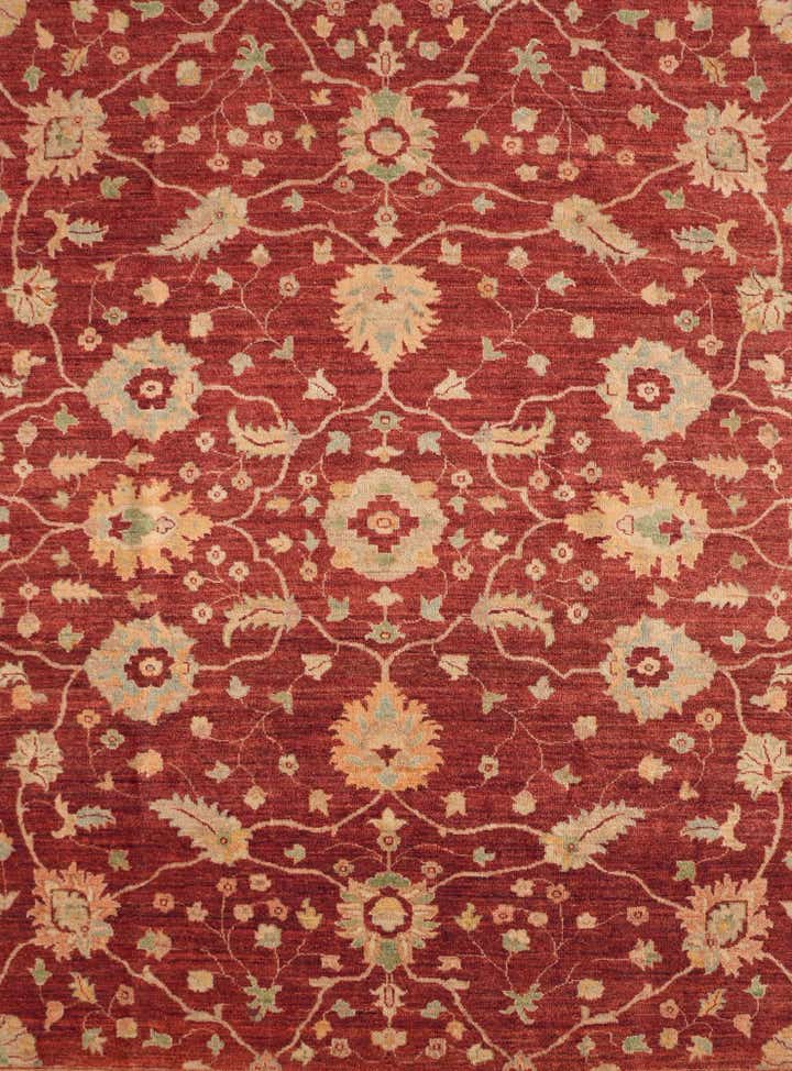 7' 11 x 9' 9 Hand Knotted Ziegler Rug