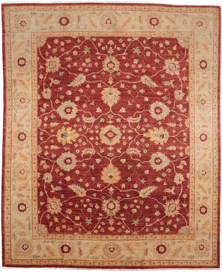 7' 11 x 9' 9 Hand Knotted Ziegler Rug