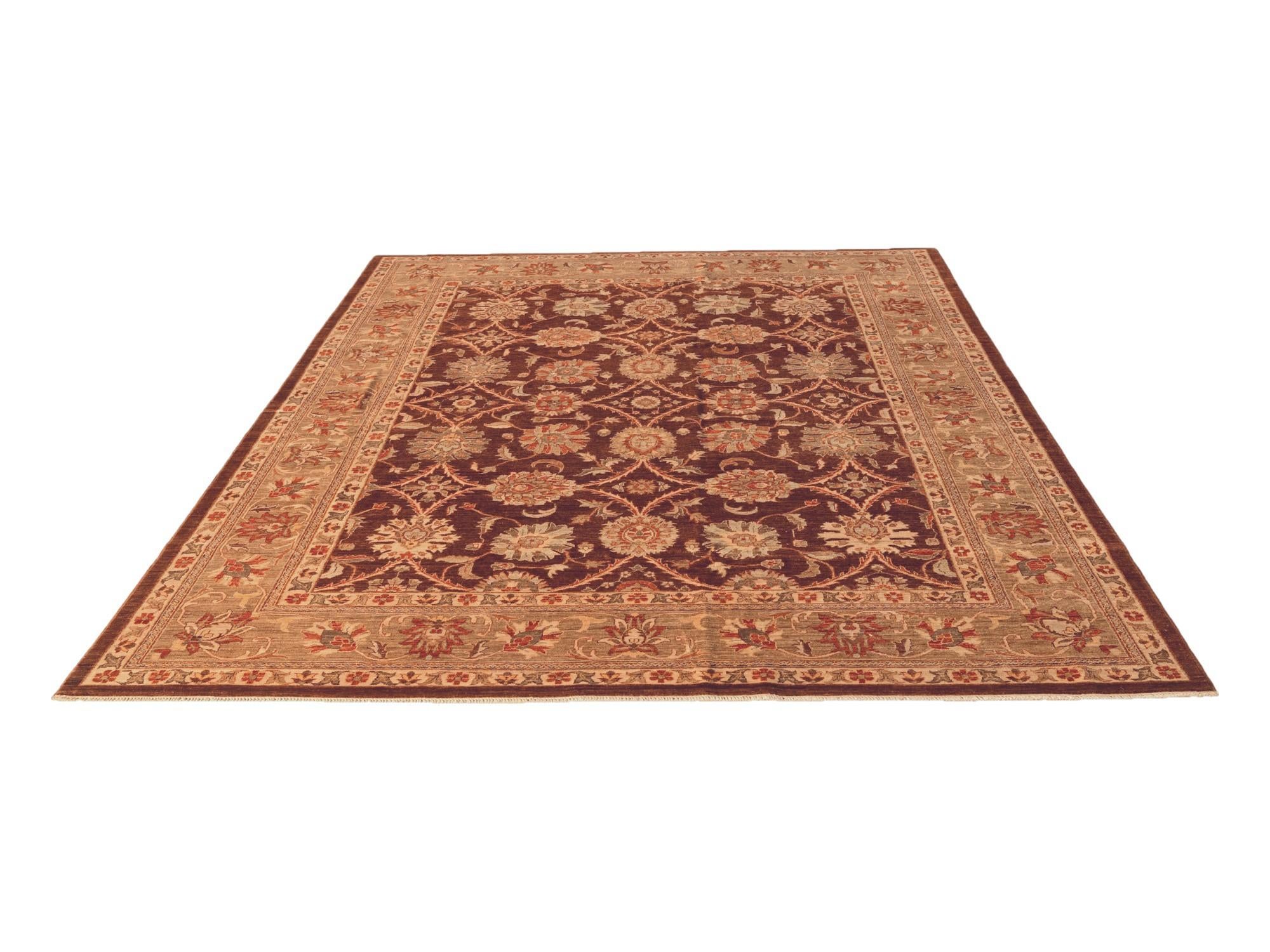 9' 5 x 12' 6 Hand Knotted Ziegler Rug