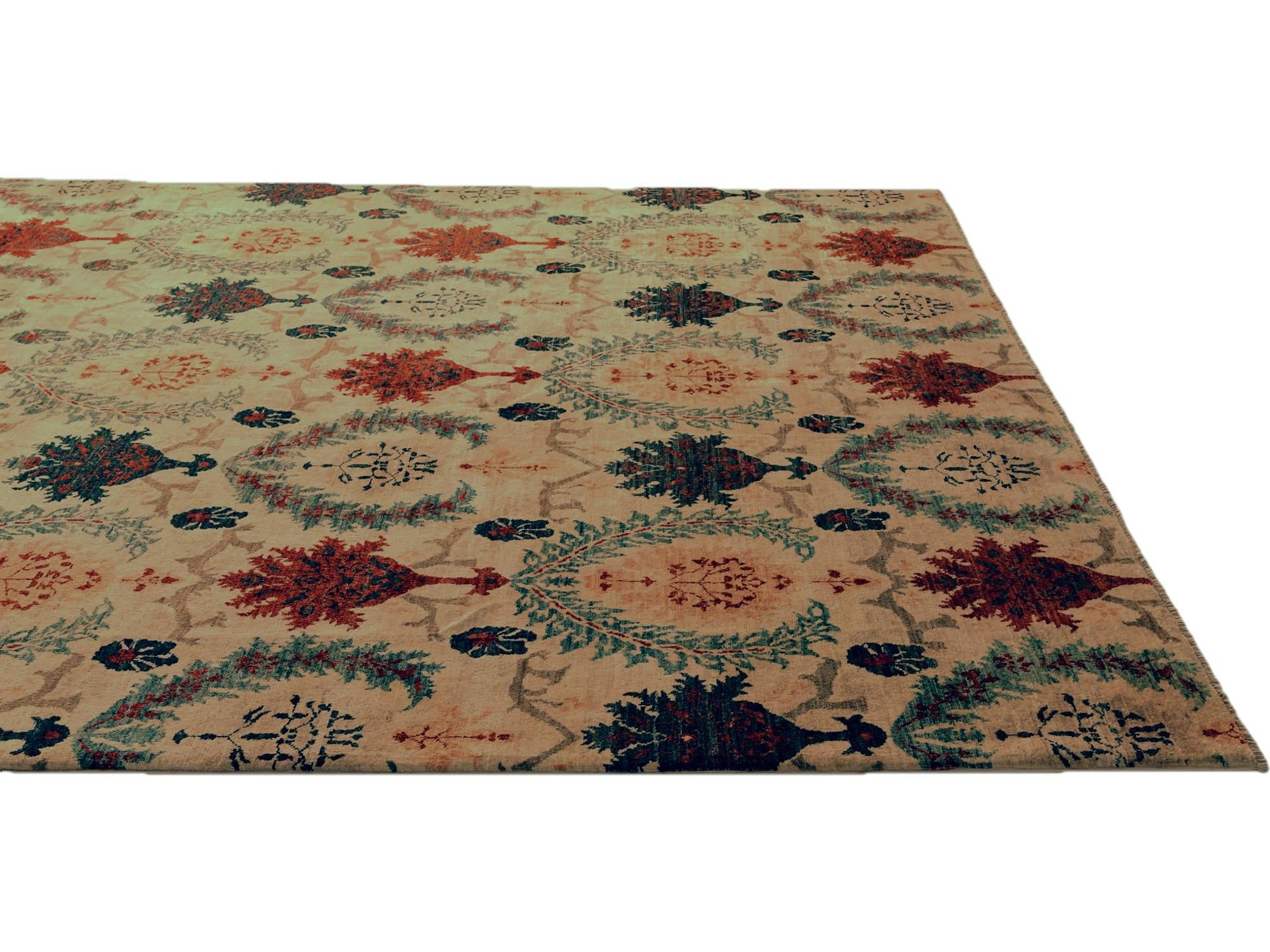 8' 9 x 12' 4 Hand Knotted Ziegler Rug