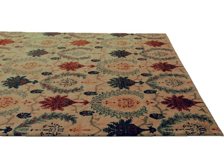 Detail image of 8' 9 x 12' 4 Hand Knotted Ziegler Rug