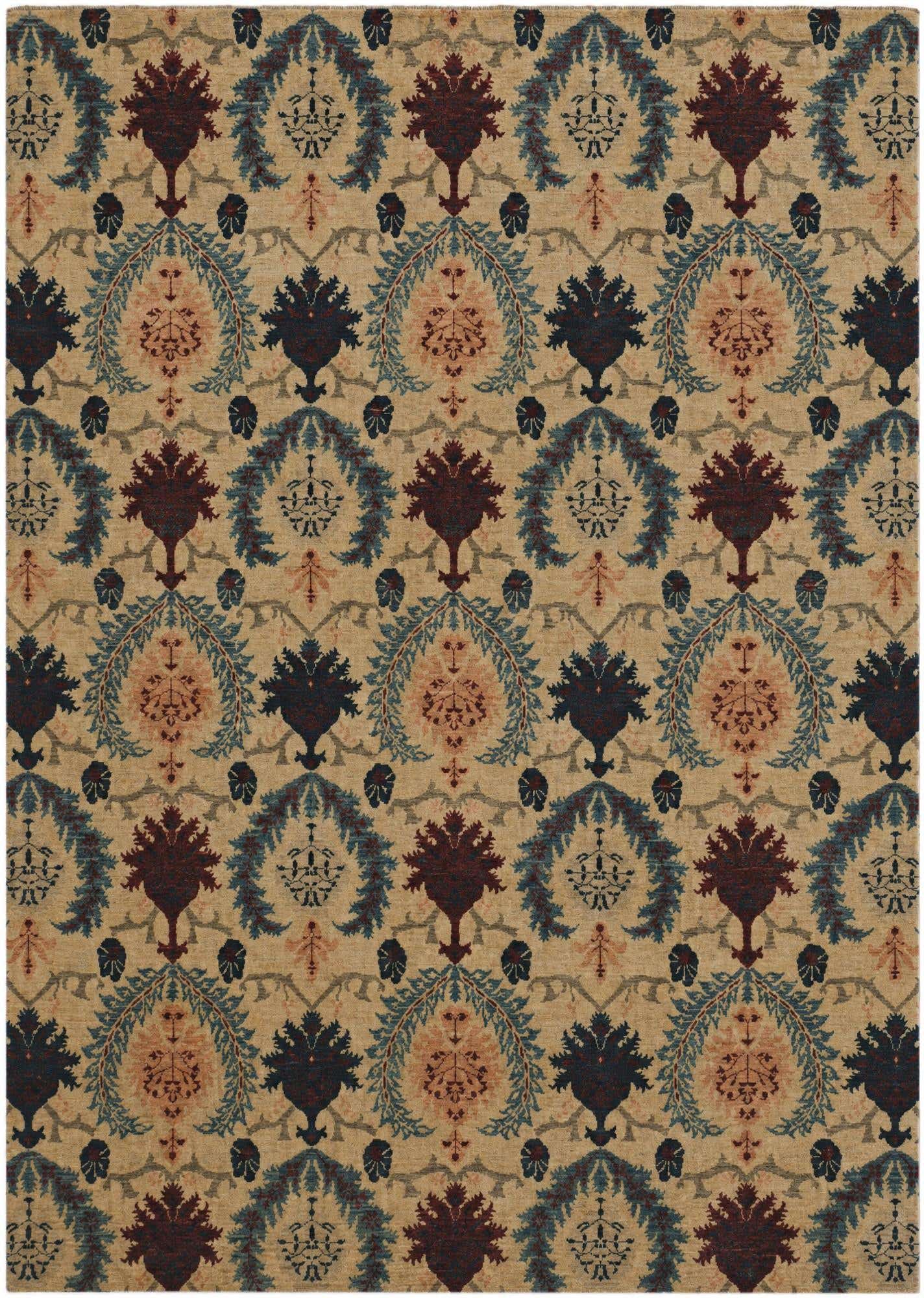 8' 9 x 12' 4 Hand Knotted Ziegler Rug