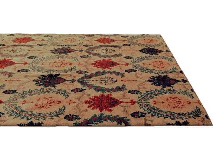 7' 3 x 10' 11 Hand Knotted Ziegler Rug