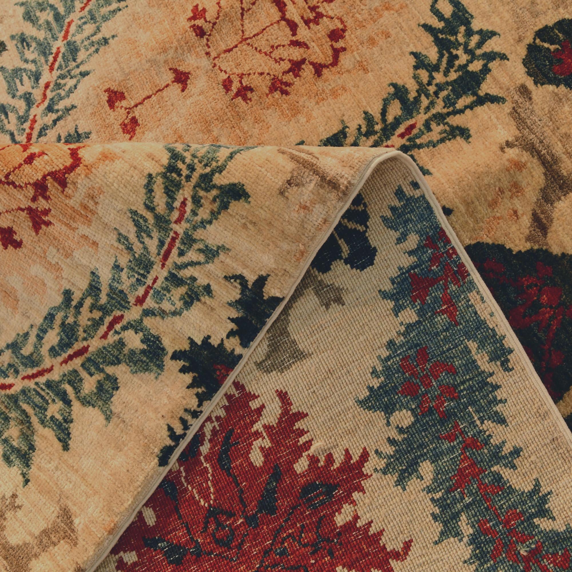 7' 3 x 10' 11 Hand Knotted Ziegler Rug