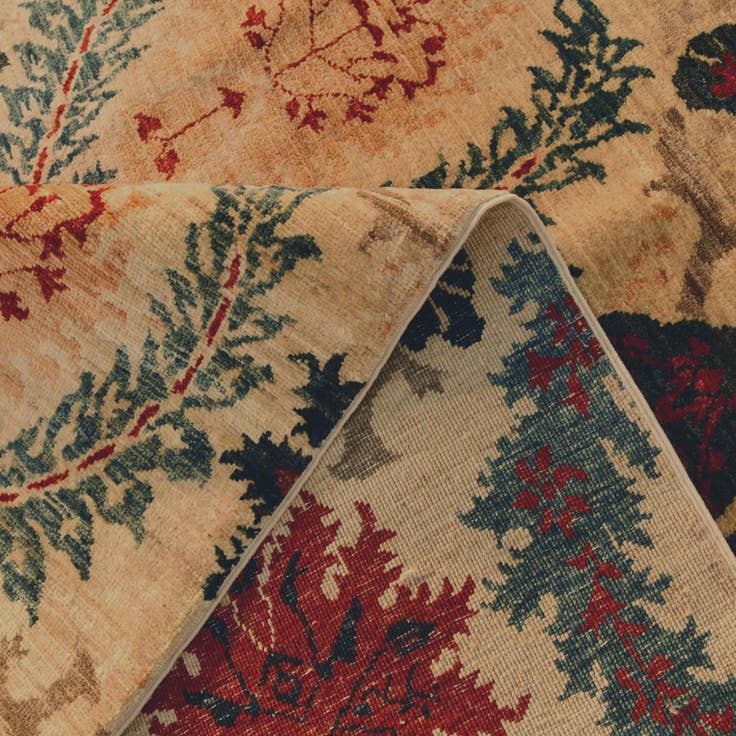 Detail image of 7' 3 x 10' 11 Hand Knotted Ziegler Rug