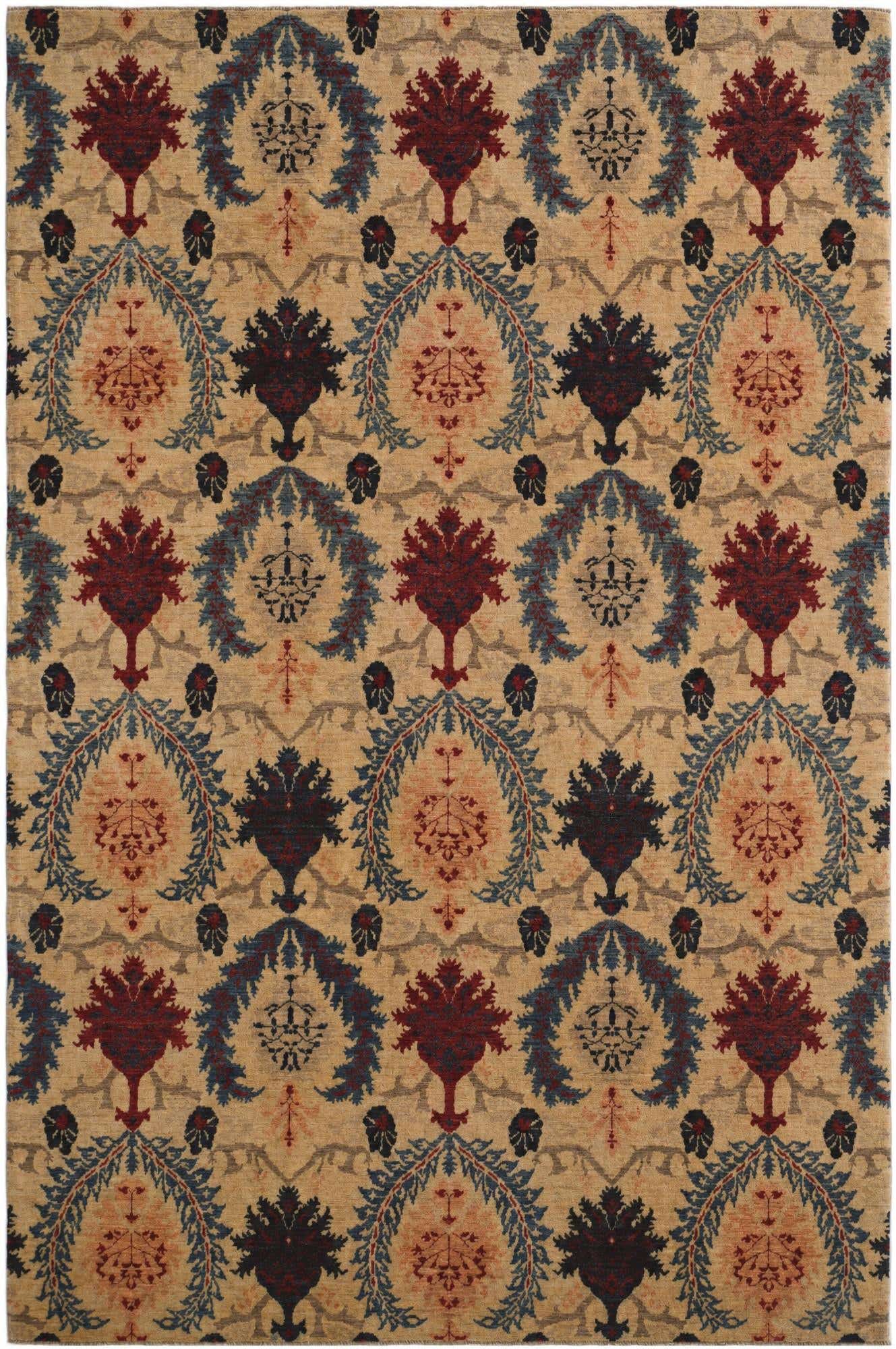 7' 3 x 10' 11 Hand Knotted Ziegler Rug