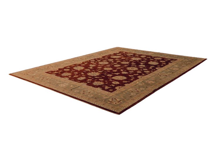 Detail image of 9' 3 x 11' 11 Hand Knotted Ziegler Rug