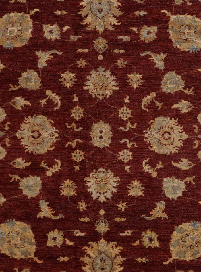 Detail image of 9' 3 x 11' 11 Hand Knotted Ziegler Rug