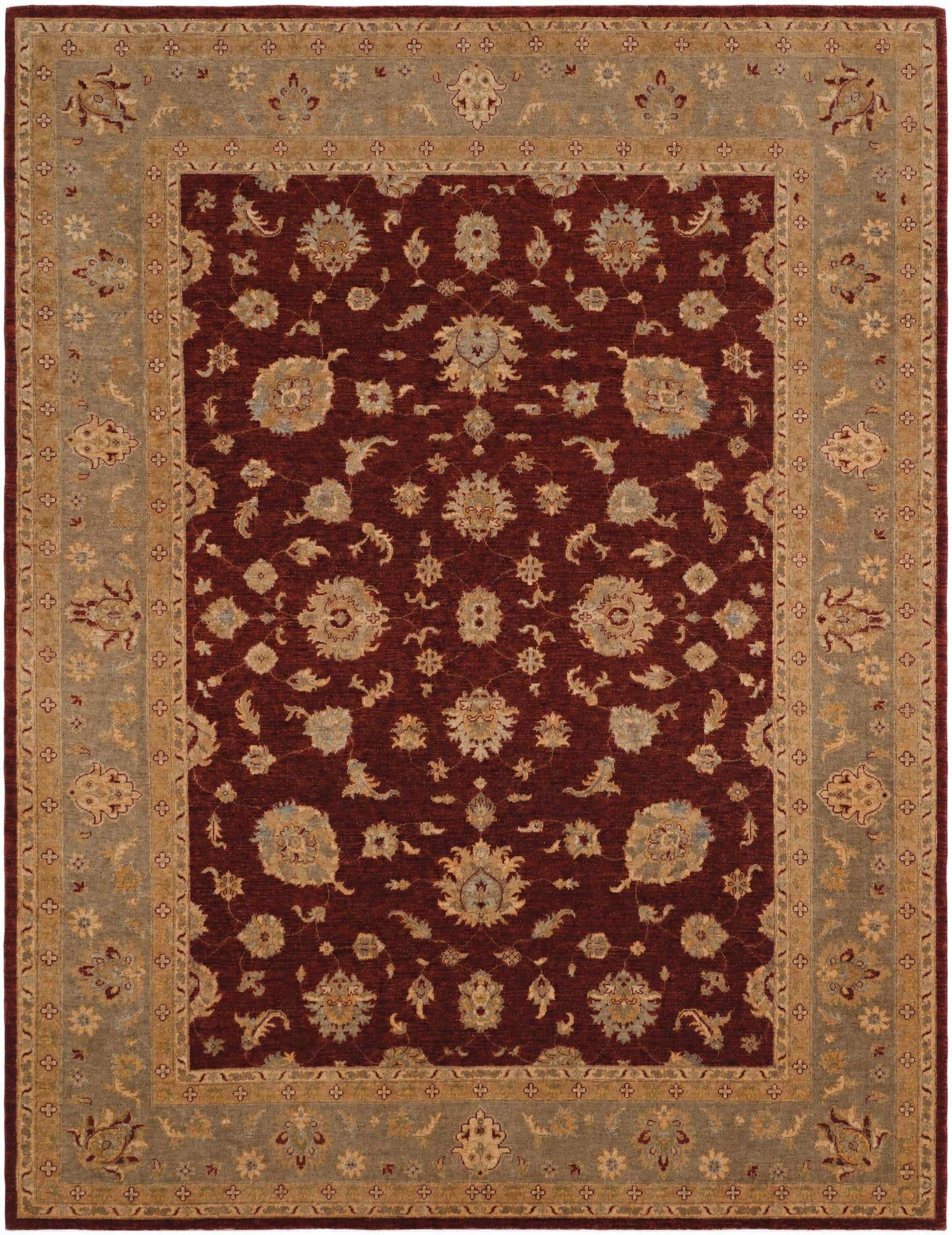 9' 3 x 11' 11 Hand Knotted Ziegler Rug