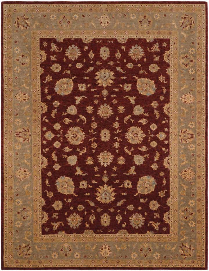 9' 3 x 11' 11 Hand Knotted Ziegler Rug