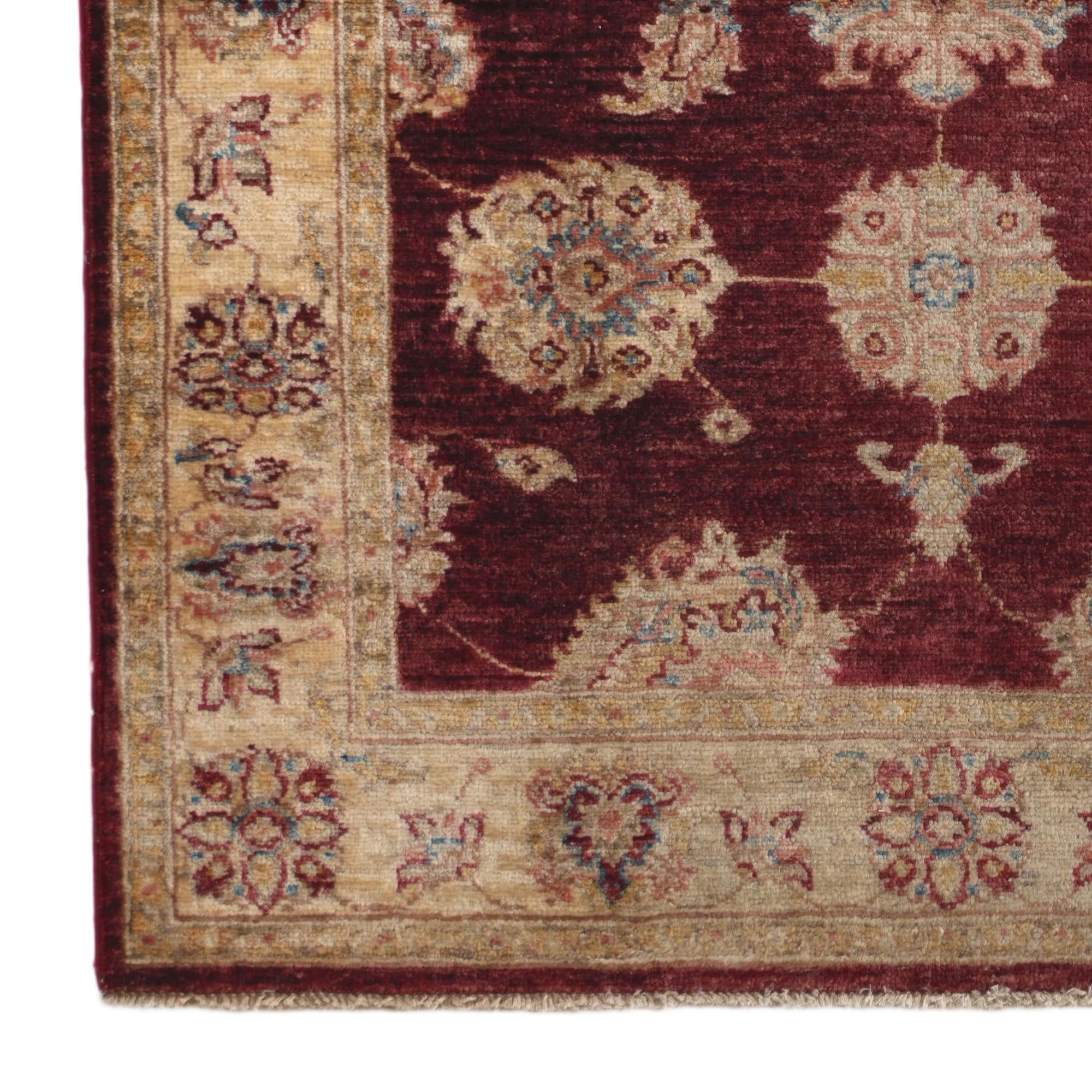 3' 4 x 4' 5 Hand Knotted Ziegler Rug
