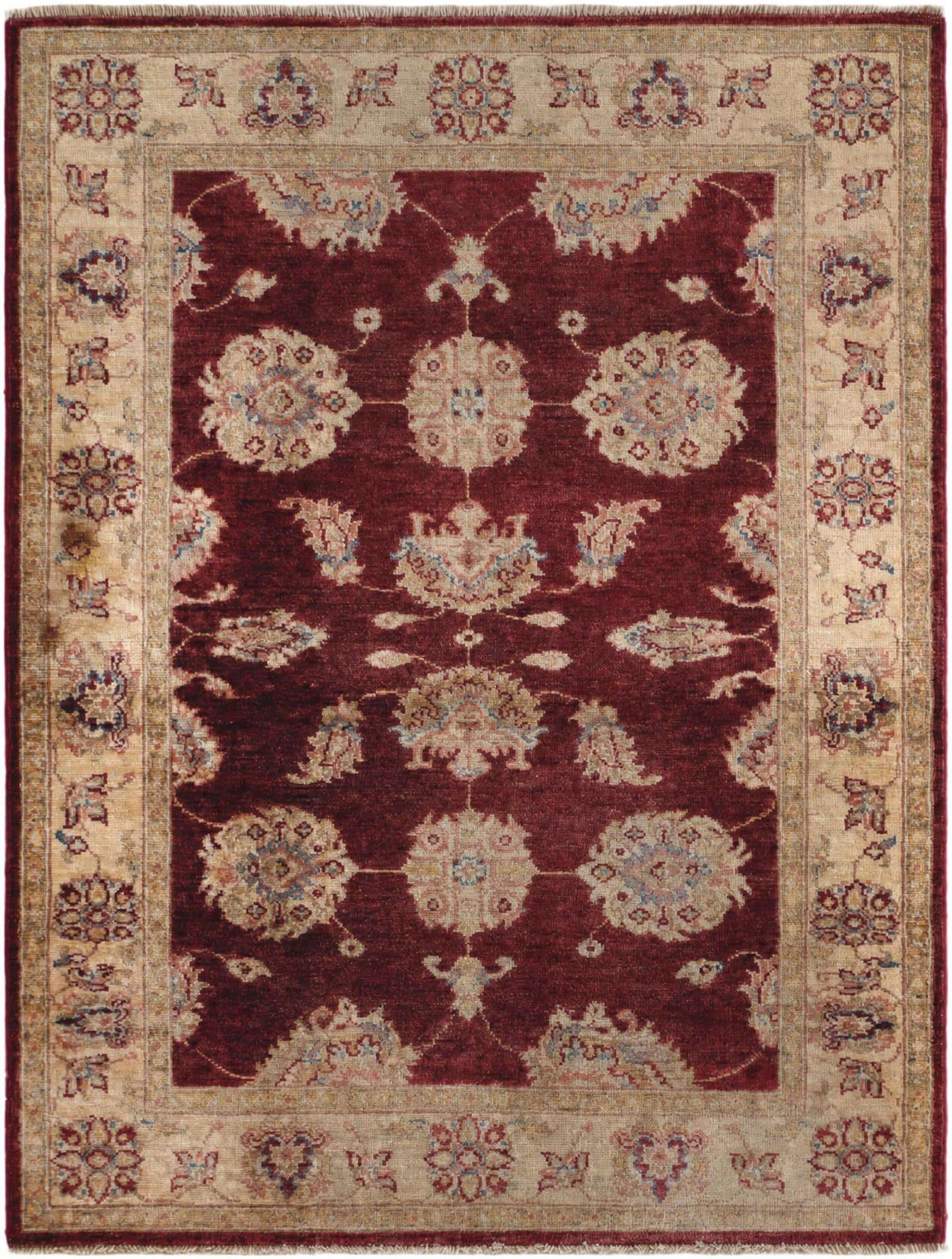 3' 4 x 4' 5 Hand Knotted Ziegler Rug