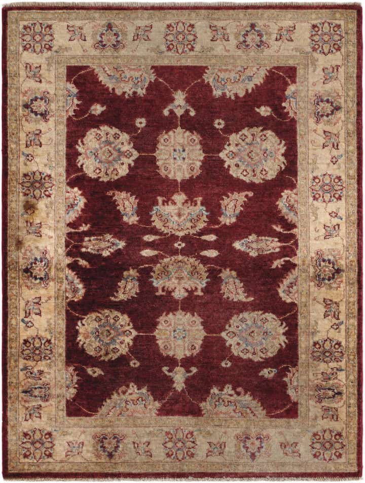 3' 4 x 4' 5 Hand Knotted Ziegler Rug