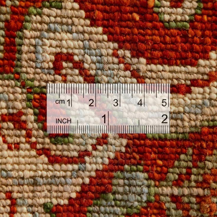 Detail image of 9' 9 x 13' 3 Hand Knotted Ziegler Rug