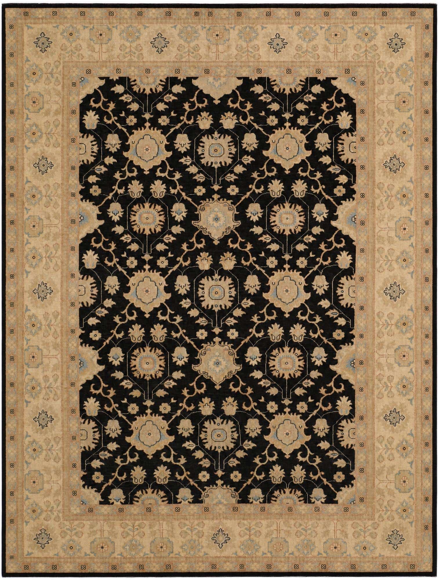 9' x 11' 11 Hand Knotted Ziegler Rug