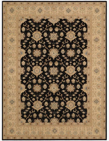9' x 11' 11 Hand Knotted Ziegler Rug