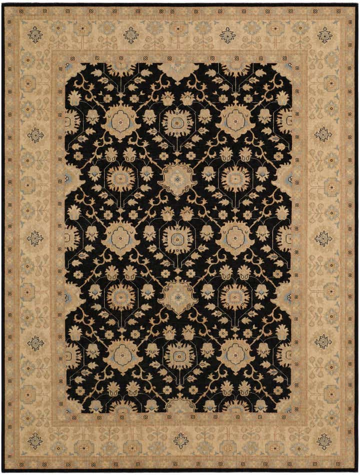 9' x 11' 11 Hand Knotted Ziegler Rug