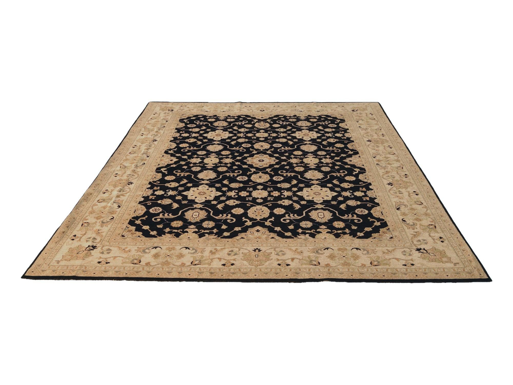9' 2 x 12' Hand Knotted Ziegler Rug