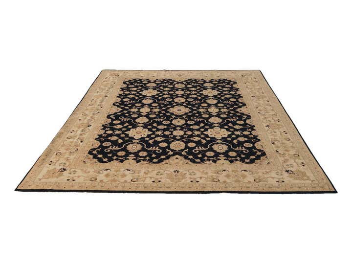 9' 2 x 12' Hand Knotted Ziegler Rug