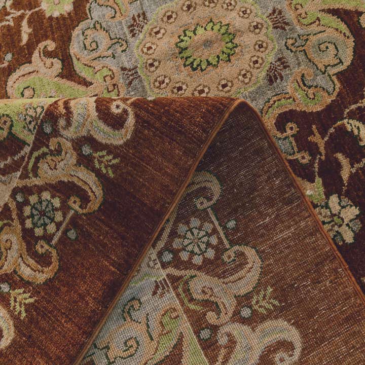8' 4 x 10' 1 Hand Knotted Ziegler Rug