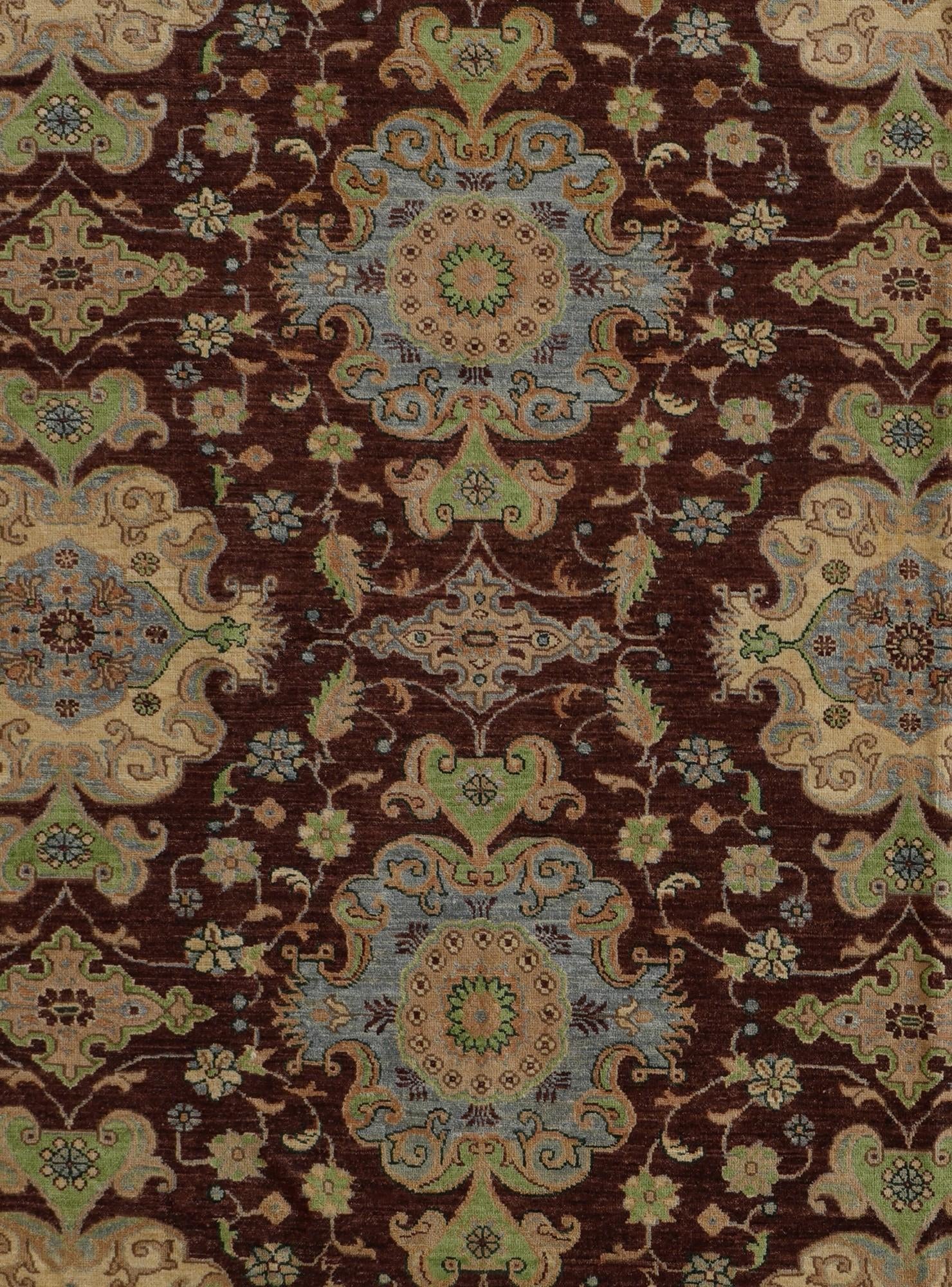 8' 4 x 10' 1 Hand Knotted Ziegler Rug