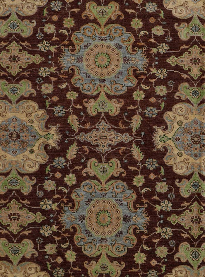 Detail image of 8' 4 x 10' 1 Hand Knotted Ziegler Rug