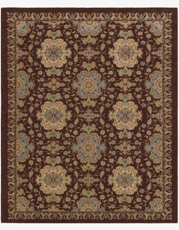 8' 4 x 10' 1 Hand Knotted Ziegler Rug