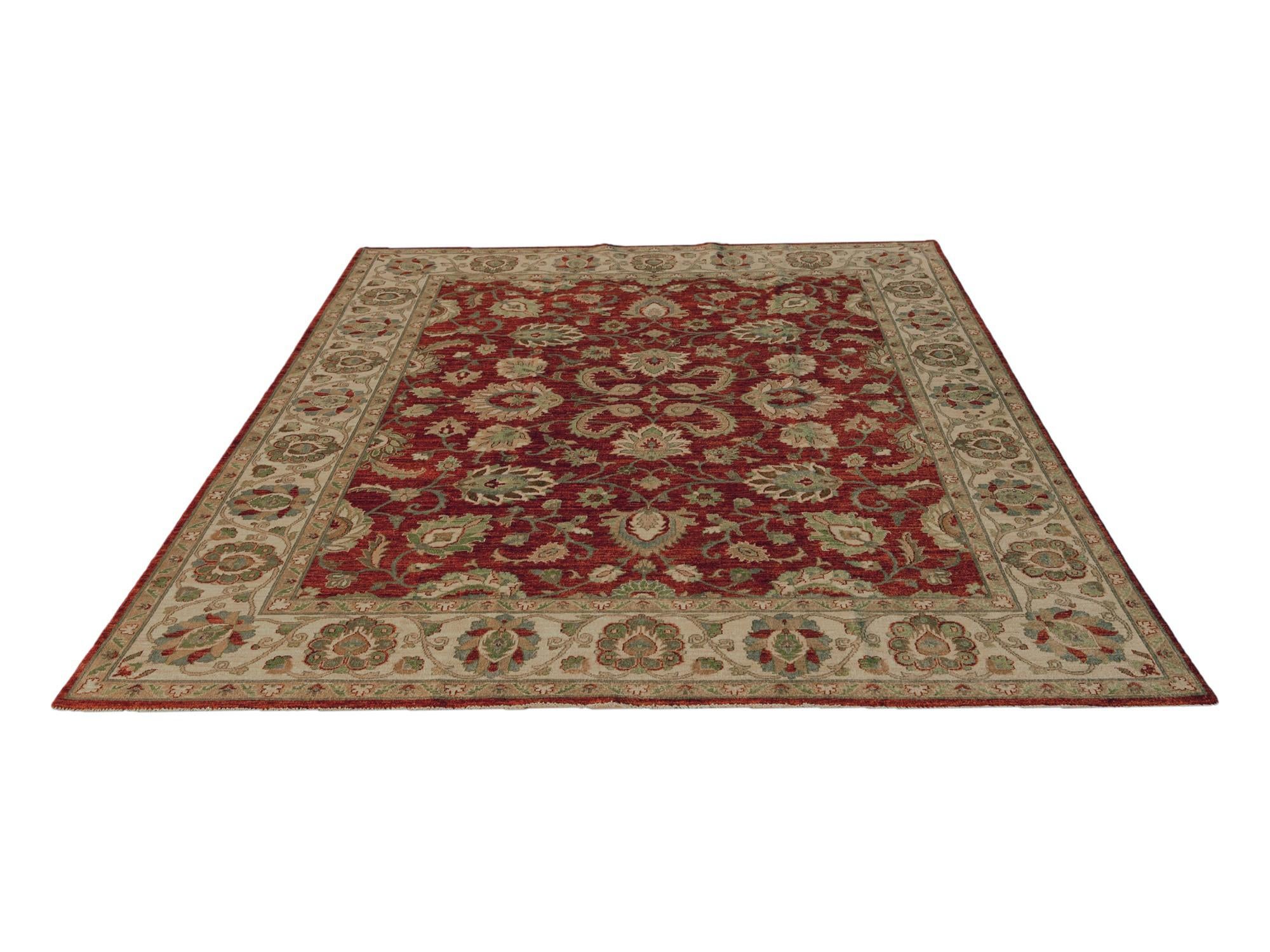 8' x 9' 11 Hand Knotted Ziegler Rug