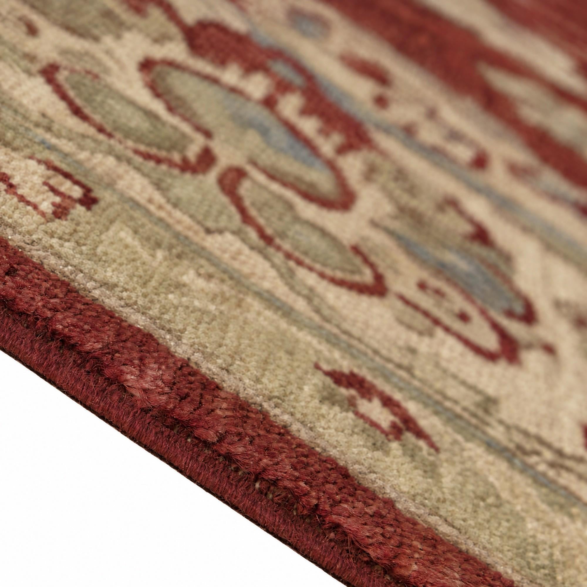 8' x 9' 11 Hand Knotted Ziegler Rug