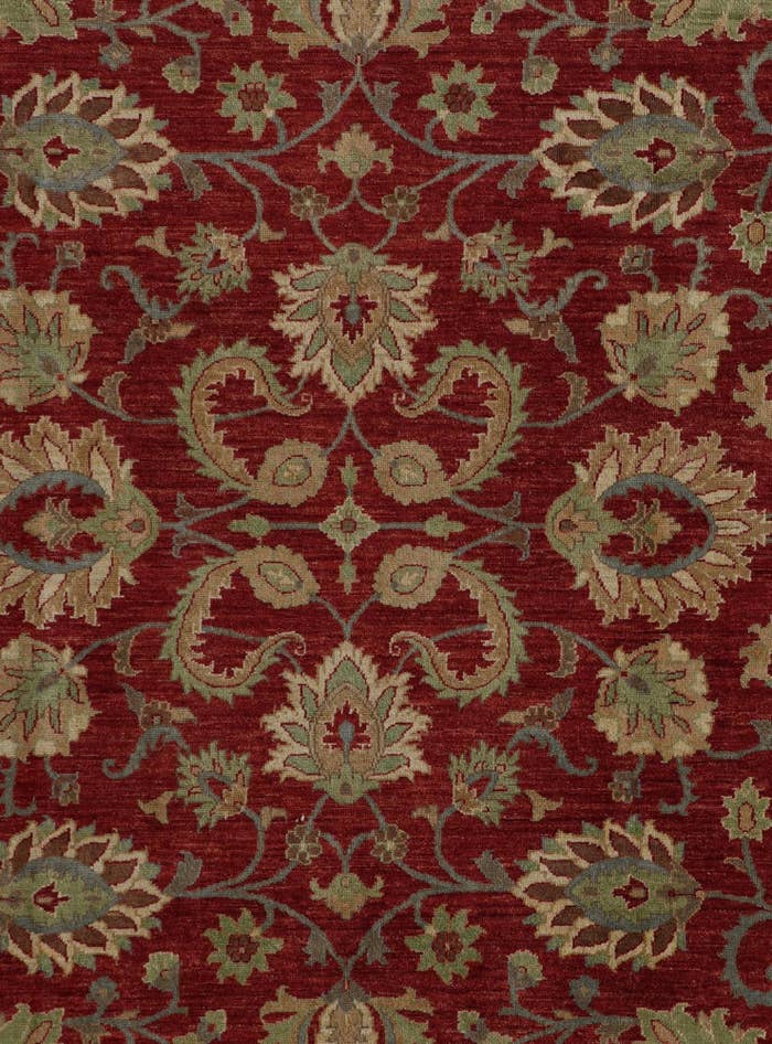 Detail image of 8' x 9' 11 Hand Knotted Ziegler Rug