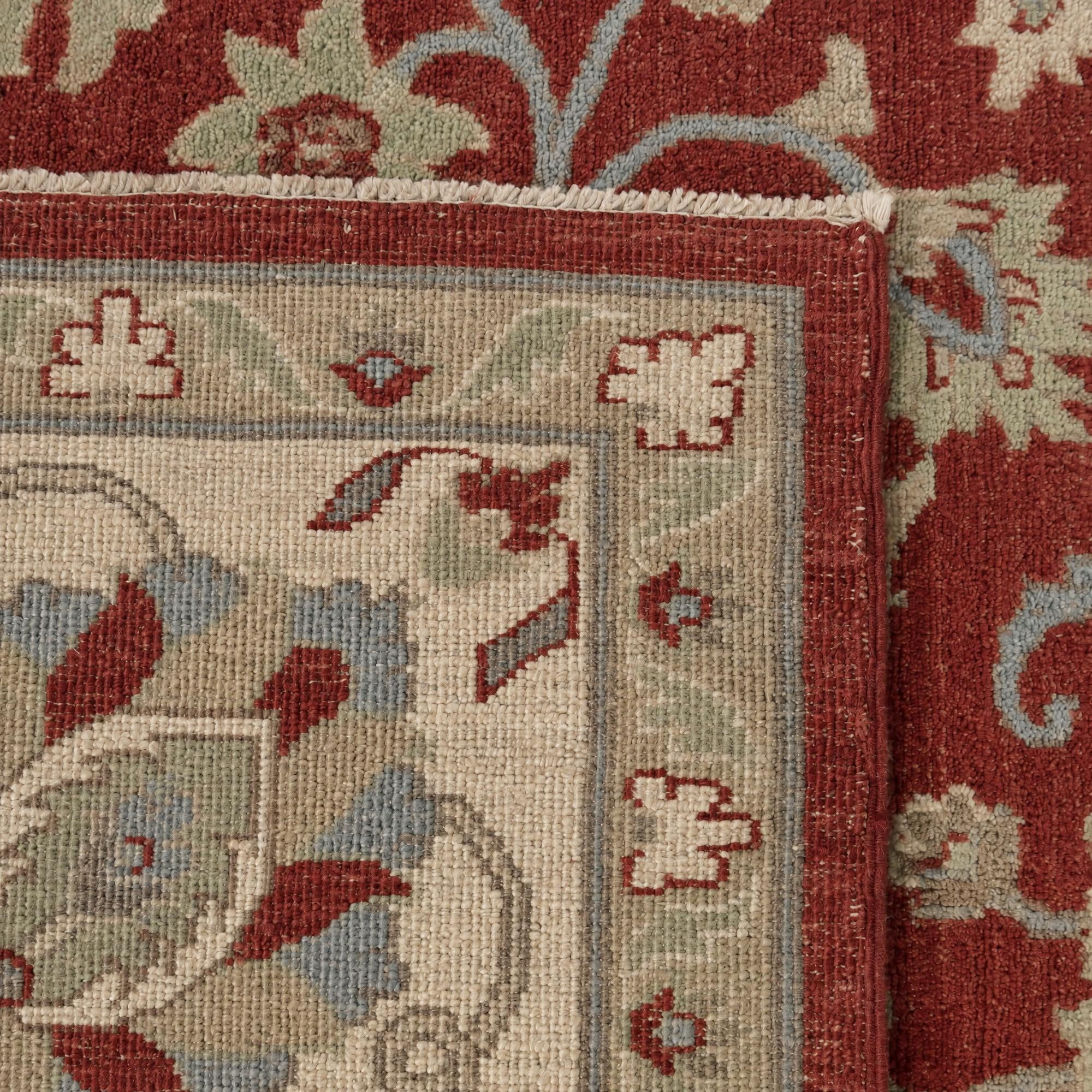 8' x 9' 11 Hand Knotted Ziegler Rug