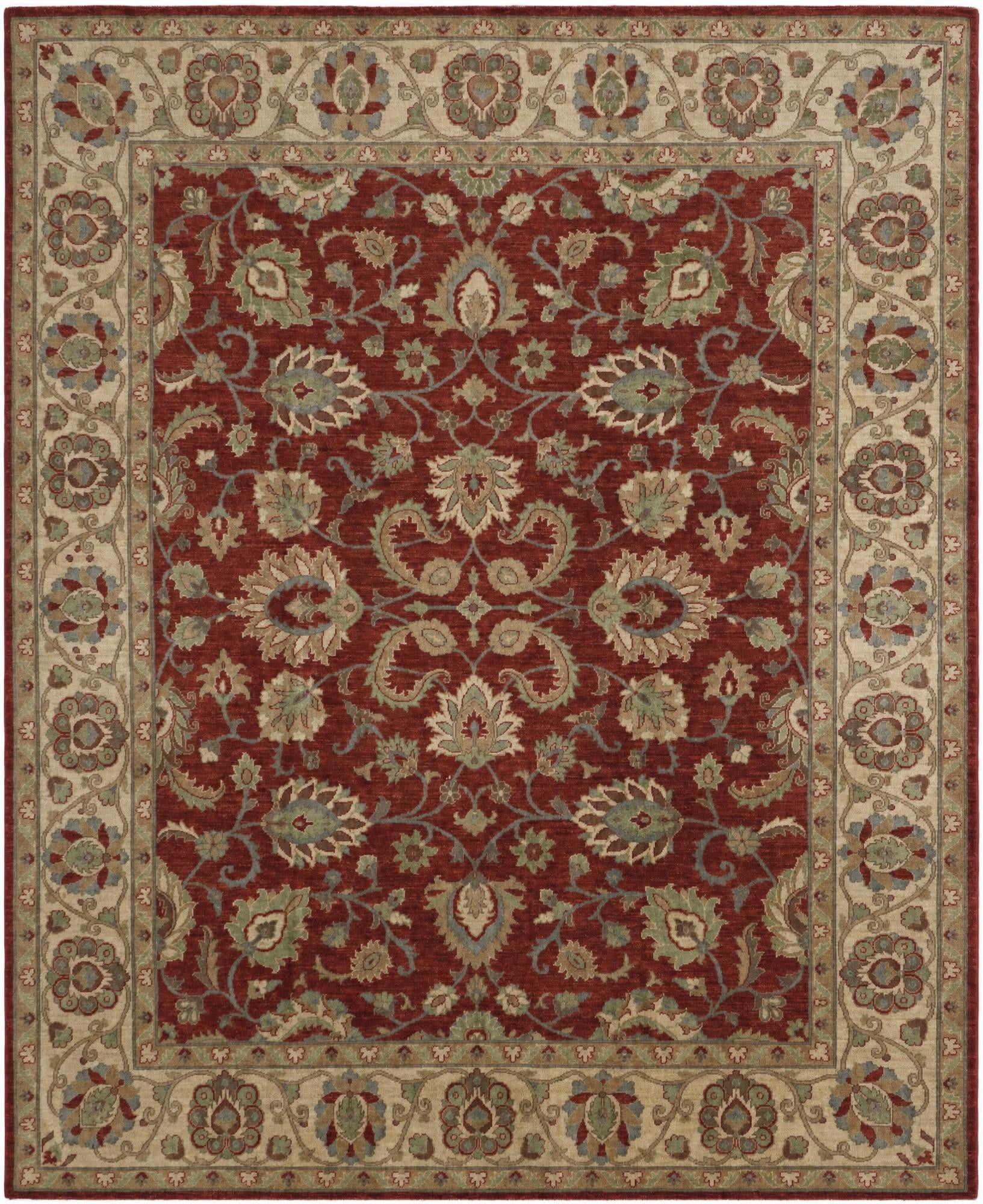 8' x 9' 11 Hand Knotted Ziegler Rug