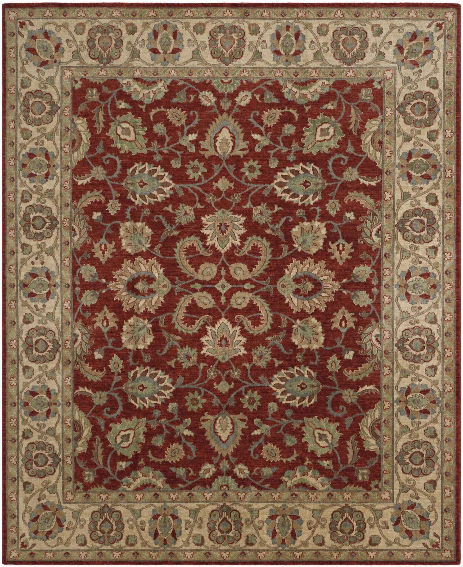 8' x 9' 11 Hand Knotted Ziegler Rug