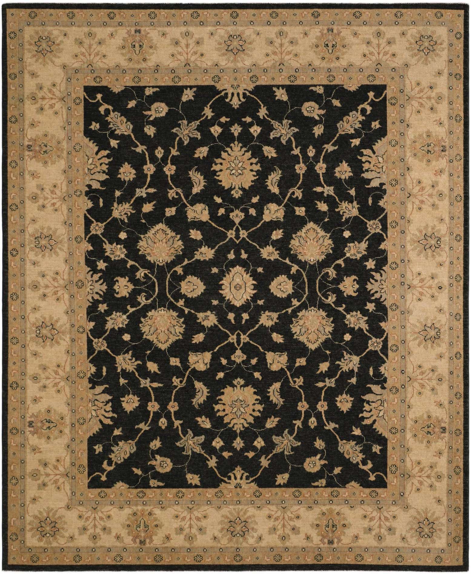 8' x 9' 9 Hand Knotted Ziegler Rug
