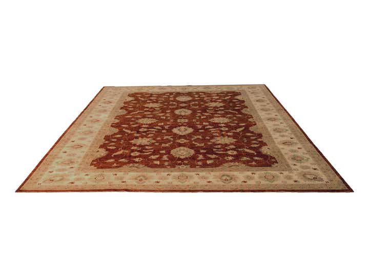 11' 4 x 14' 3 Hand Knotted Ziegler Rug