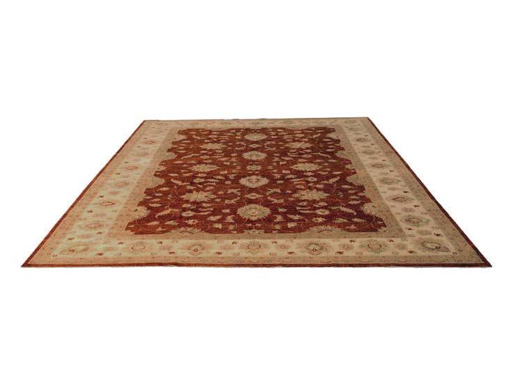Detail image of 11' 4 x 14' 3 Hand Knotted Ziegler Rug