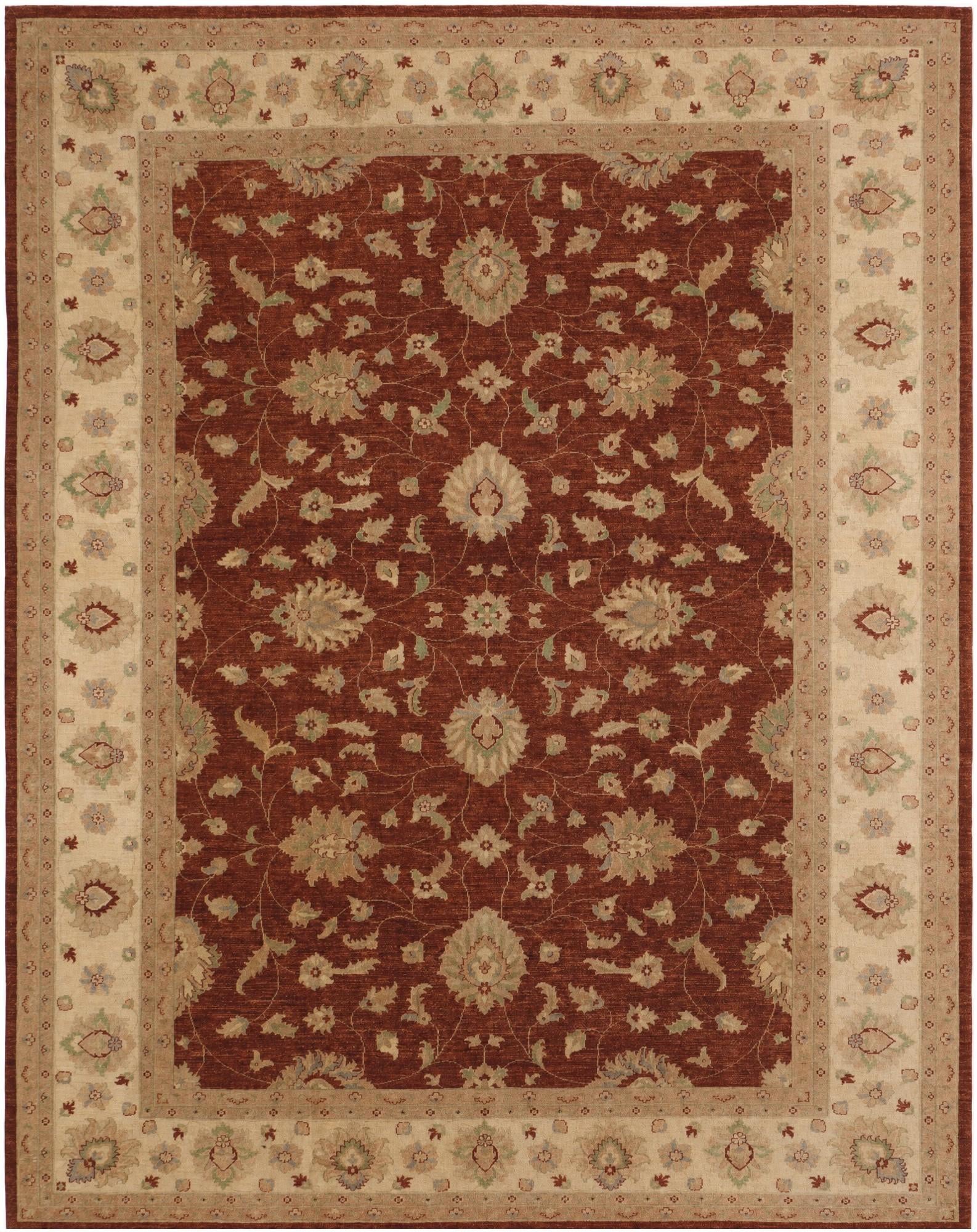 11' 4 x 14' 3 Hand Knotted Ziegler Rug